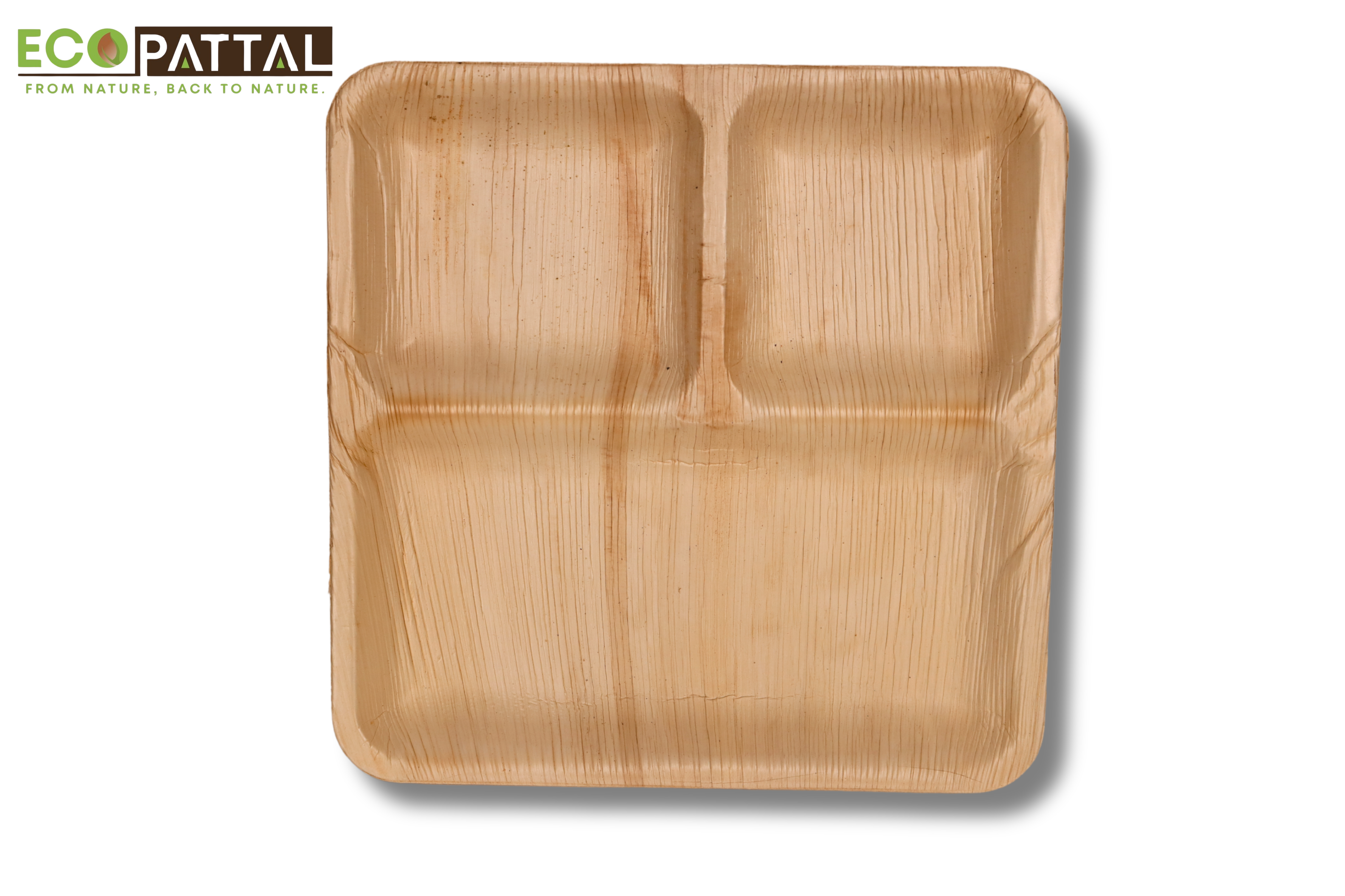 3 cp Square partition plates